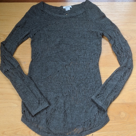 Helmut Lang Sweaters - HELMUT LANG mohair lace long sweater